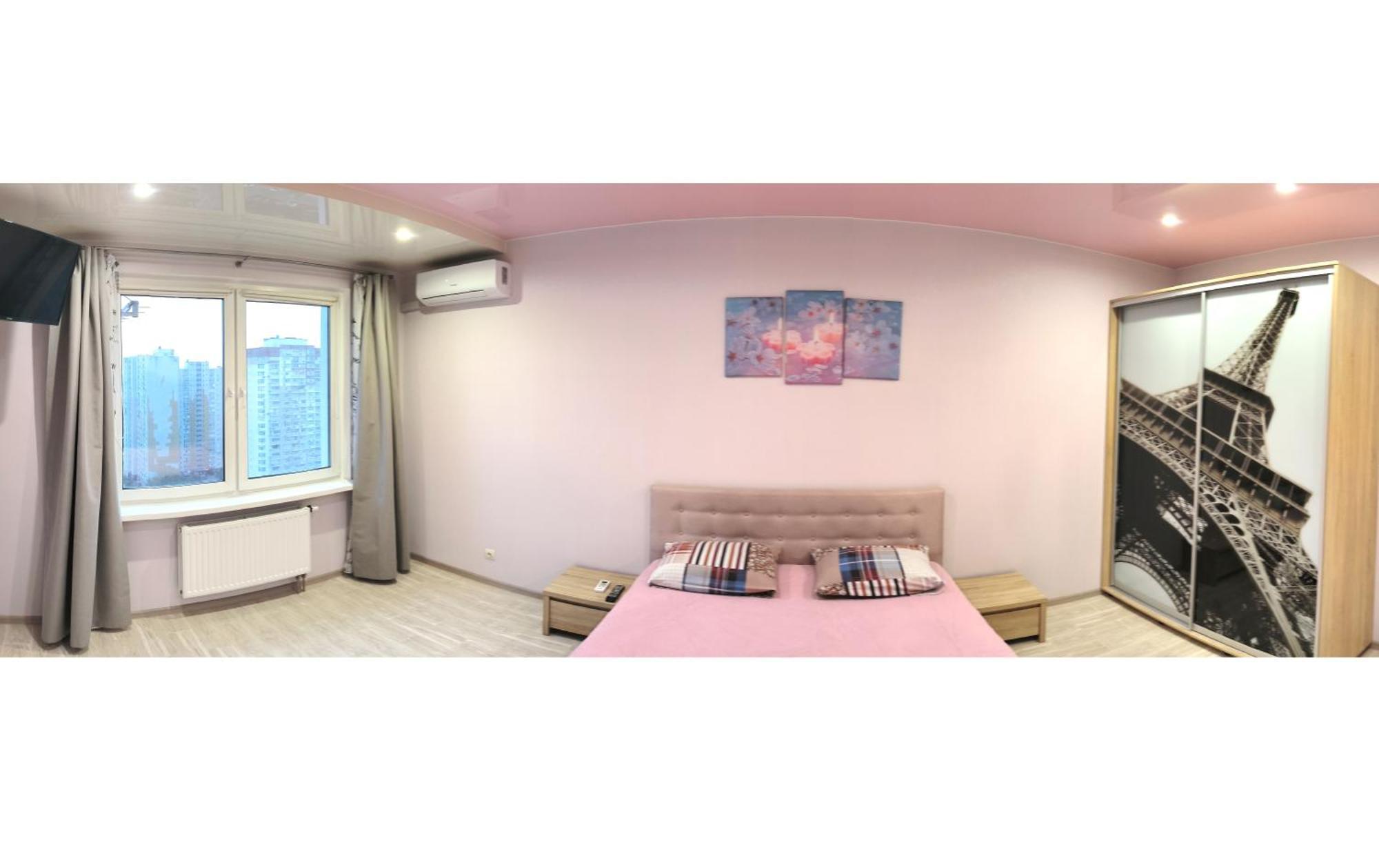 קייב Apartment Near Metro Pozniaky מראה חיצוני תמונה